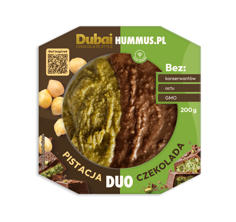Hummus DUO w stylu dubajskim 200g