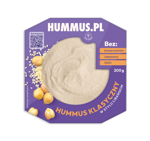 Hummus klasyczny w stylu libańskim 200g